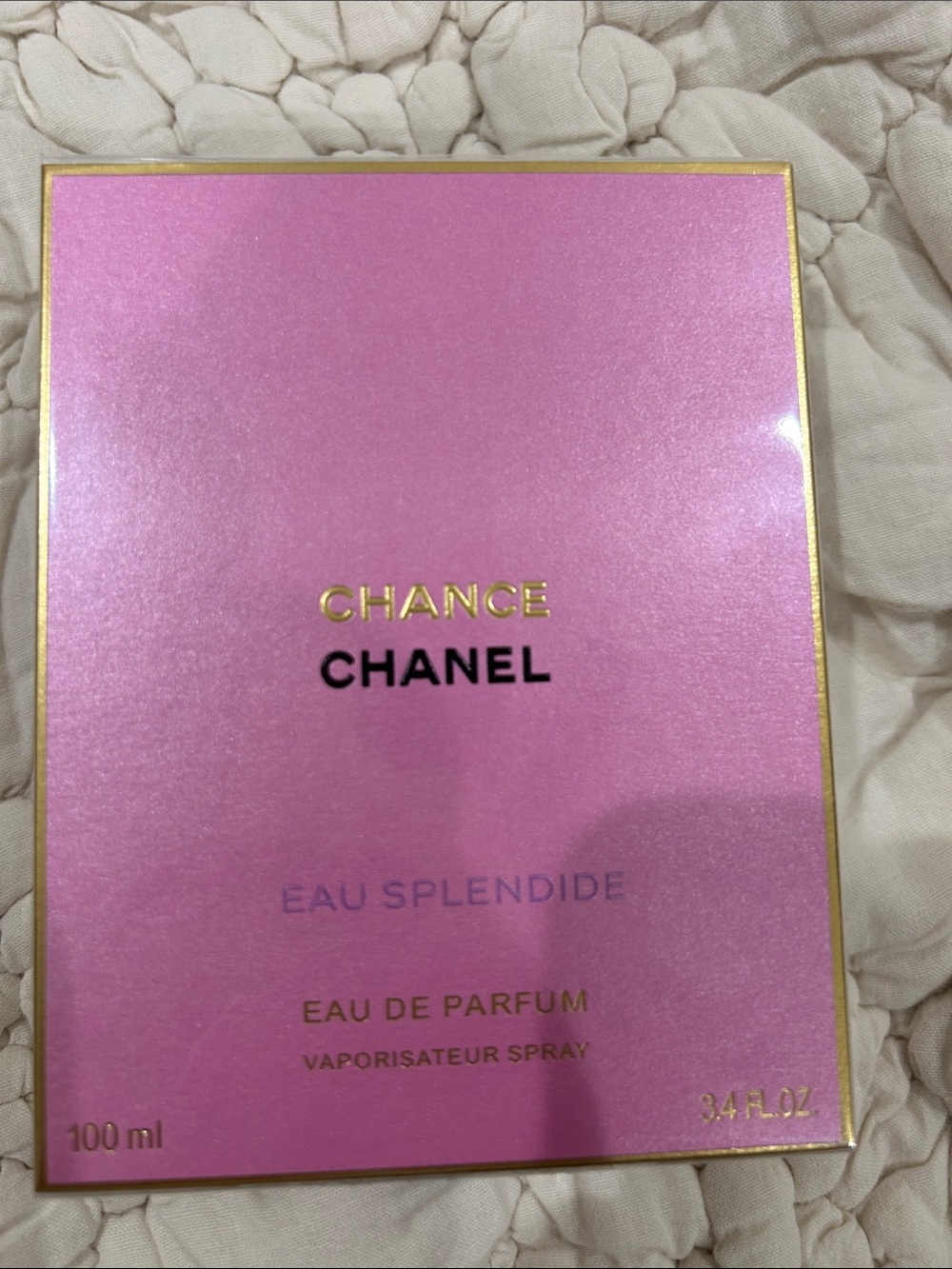 CHANEL Chance Eau Splendide - Pink Shimmer Box